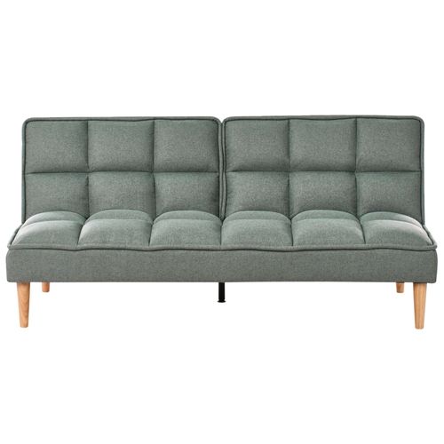 Canapé Convertible 3 Places En Tissu Vert Clair Siljan