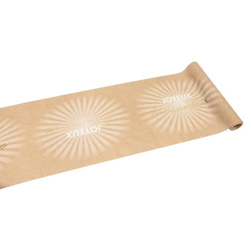 CHEMIN DE TABLE TOILE ANNIVERSAIRE ÉCLAT 28CMX3M