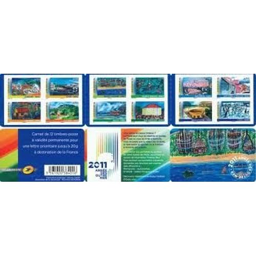 2011 Année Des Outre-Mer : Sites Et Monuments Bande Carnet 636 Année 2011 Autoadhésifs N° 636 637 638 639 640 641 642 643 644 645 646 Yvert Et Tellier Luxe Validité Permanente Prioritaire