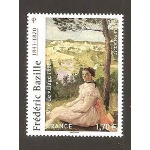 Art ; "Vue Du Village" De Frédéric Bazille Année 2017 N° 5122 Yvert Et Tellier Luxe