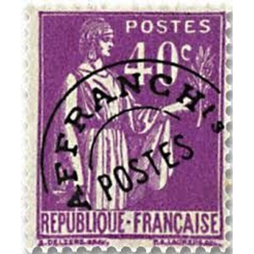 Type Paix Année 1933 Timbre Préoblitéré N° 70 Yvert Et Tellier Luxe