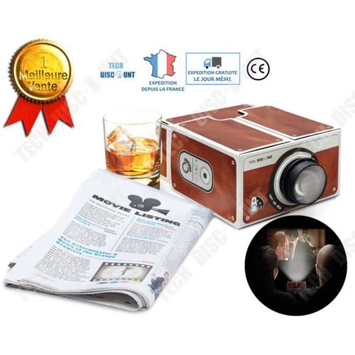 Td® Videoprojecteur Telephone Portable Full Hd Led Mini Batterie Pas Cher Ecran De Projection Home Cinema Smartphone Agrandisseur