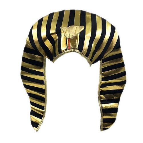 Costume De Pharaon Égyptien Chapeau De Pharaon Roi Casque Plaqué Or Cobra Roi Pour Habiller Partie Suppl