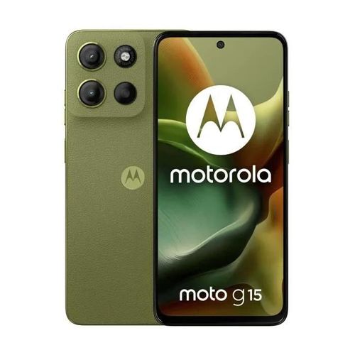 Motorola Moto G15 4G 8 Go/128 Go Vert (Iguana Green) Double SIM