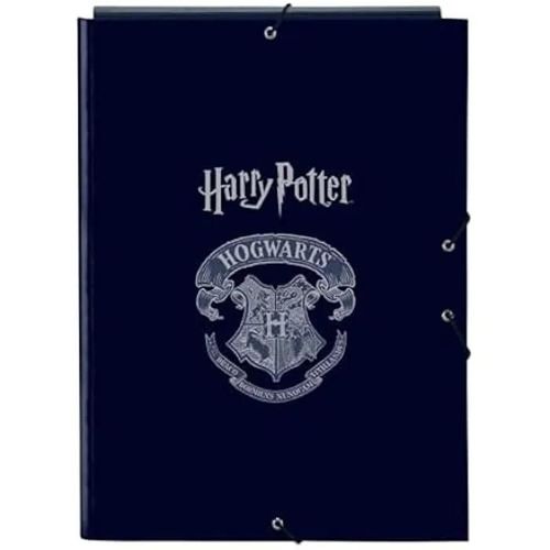 Classeur Folio - Safta - Harry Potter Captain - Couverture Rigide - 3 Rabats - Idéal Pour Enfants