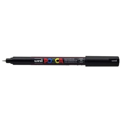 Lot De 6 Marqueurs Pointe Calibrée Extra-Fine Pc1mr 0,7mm Noir