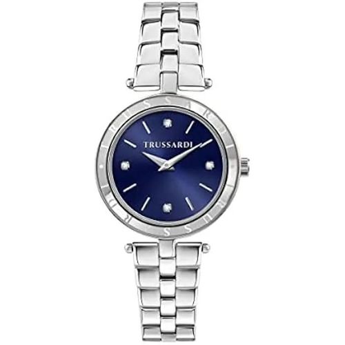 Montre Femme - Trussardi - T-Shiny - Analogique - Acier Noir - 34 Mm - Résistante À L'eau 5 Atm