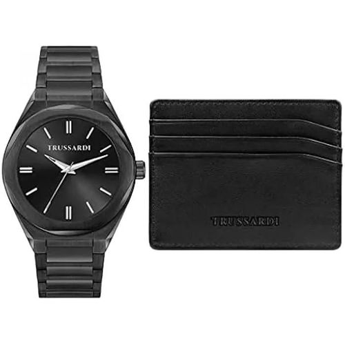Montre Homme - Trussardi - Brink - 42 Mm - Acier - Quartz - Résistance 5 Atm