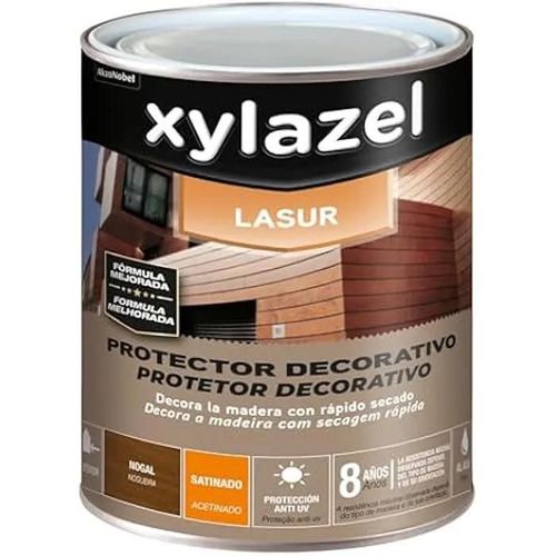 Lasure - XYLAZEL - NOGAL - 0,75 L - Satiné - Protection UV et Hydrofuge