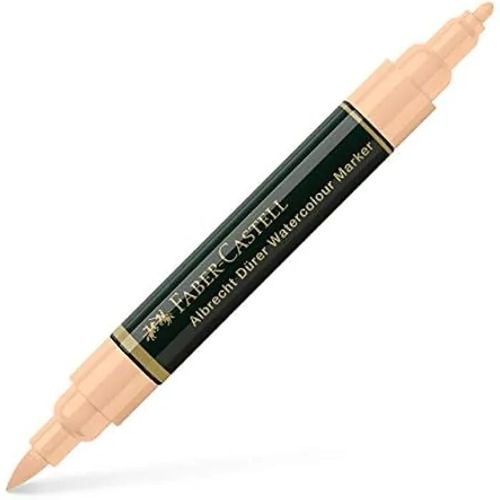 Marqueurs Aquarellables - Faber-Castell - 160432 - Lot De 4 - Couleur Chair Claire - Pointe Pinceau Souple