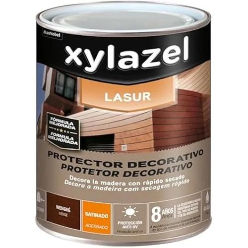 Lasure - XYLAZEL - Weng - 0,75 L - Satiné - Protection Bois Extérieur