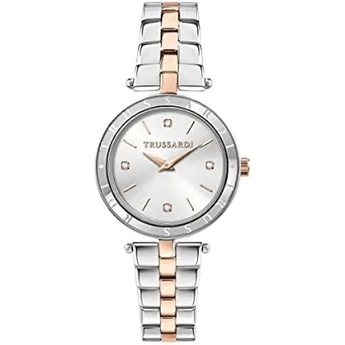 Montre Femme - Trussardi - T-Shiny - Analogique - 34 Mm - Acier - Résistance 5 Atm