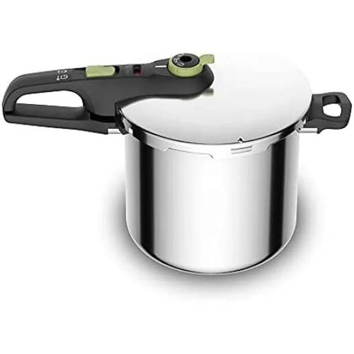 Autocuiseur - TEFAL - Secure Trendy - 8L - Acier inoxydable - Programmable avec 2 programmes