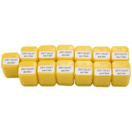 13Pcs Er11 Collet Chuck Cnc Broche Er-11 Pince Tour Porte-outil de 7Mm pour CNC Fraisage Mousse