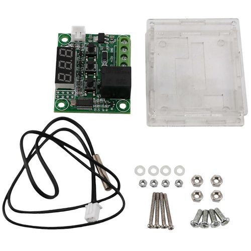 2 pcs module de contrôleur de température avec boîtier - XH-W1209 Thermostat à affichage numérique rouge DC 12V avec