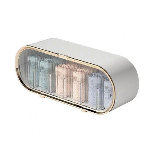 Sous-vêtements Boîte De Rangement Chaussettes Slips Soutiens-gorge Culotte Titulaire Multi-Grilles Amovible Déflecteur Capacité Dustproo
