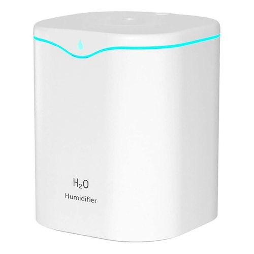 Humidificateurs pour chambre à coucher, humidificateurs à brume froide de 2,2 L pour chambre à coucher, humidificateur de bureau portable USB, ultrasons silencieux, blanc