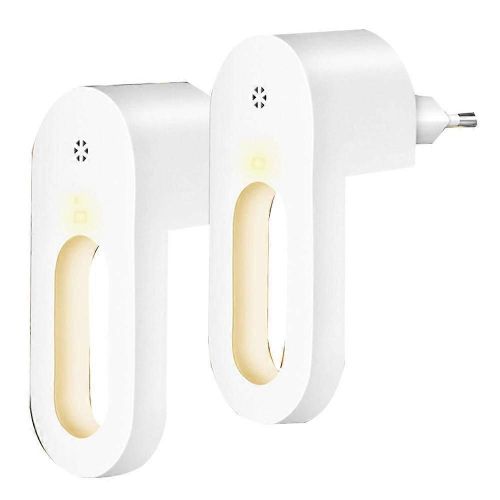 Du Crépuscule À L¿Aube Veilleuses Led Automatiques Prise Murale Dans Le Capteur De Lumière Lampe Blanc Chaud Pour Enfants Enfants