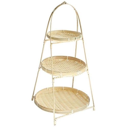 Paniers Tier Rack Fruit Pain Stockage Des Aliments Cuisine Décorer Assiette Ronde Support Conteneur Stockage Rac