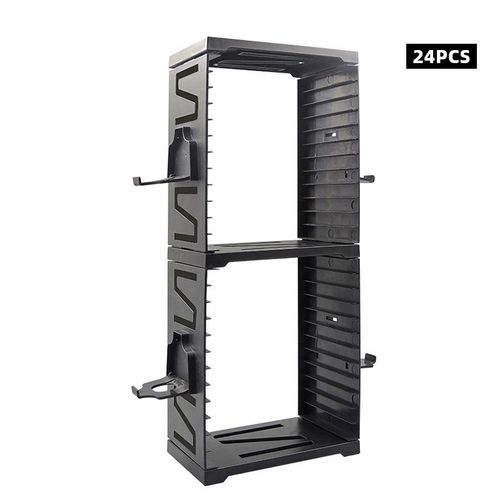 Data Frog-Support De Boîte De Rangement Double Couche Pour Disque Hôte,Étagère À Disque Nintendo Switch,Accessoires Xbox Series X,Ps5,Ps4 - Type 24 Pcs #A