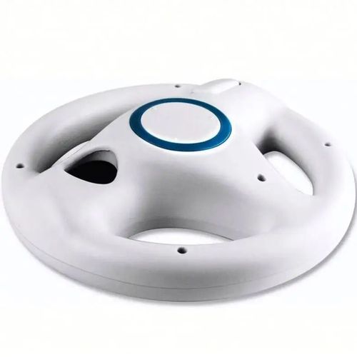 Poignée De Volant De Course Nintendo Wii,Manette De Jeu,Télécommande,Volant De Kart - Type White