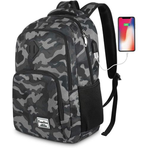 Sac À Dos Ordinateur Portable 15.6 Pouces Homme Sac A Dos Pc Portable Sac À Dos Grande Capacité Sac À Dos De Voyage D'Affaires Avec Chargement Usb