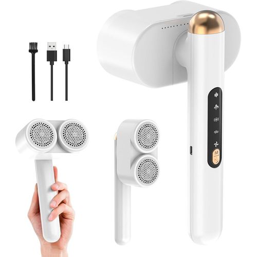 Rasoirs Anti-Bouloches,Rasoir De Tissu,Épilateur Électrique Rechargeable,Rasoir De Chandail Avec 4 Vitesses Mode 90 ° Poignée Rotative Pour Enlever Le Boulochage,Épilateur Sans Fil Portable
