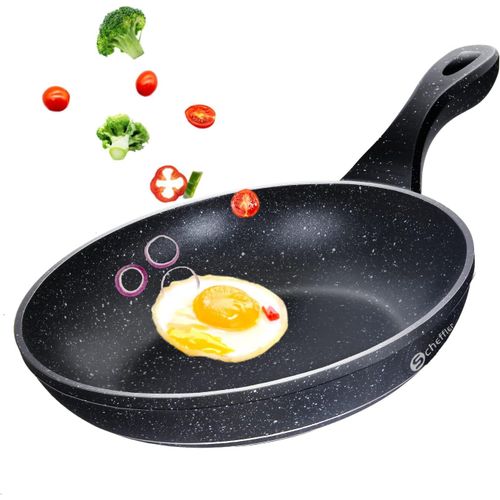 Poêle À Frire De 24cm,Poêle À Induction,Poêle Revêtue Avec Revêtement Antiadhésif,Convient Pour Tous Les Types De Plaques De Cuisson(24cm