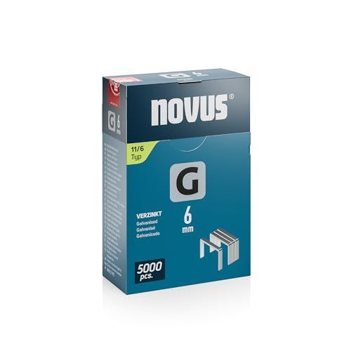 Agraphe plat G type 11 W10,6xL6mm fil W.1,25mm 5000 pcs.NOVUS