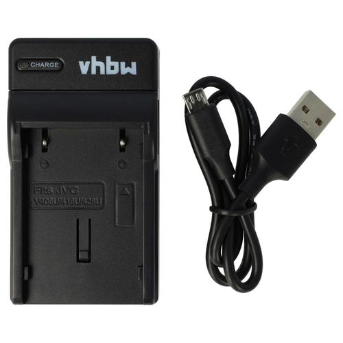 vhbw Chargeur compatible avec JVC GV-DV300, GR-DVL510U, GR-DVL915U, GR-DZ7E, GR-PD1 caméra caméscope action-cam - Station, témoin de charge