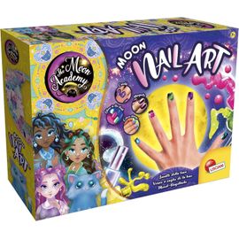 Lisciani - The Moon Academy : Nail Art Lunaire - Kit Création De Vernis A Ongles Pour Enfants Dès 7 Ans - Vernis A Effets Magiques - Vernis Phosphorescent , Change De Couleurs, Magnétique