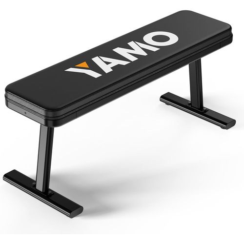 Banc Plat, Banc De Musculation De 660 Kg Pour Salle De Sport À Domicile, Banc D'entraînement Facile À Assembler Avec Embouts De Pieds Réglables, Banc De Musculation Multifonction Pour