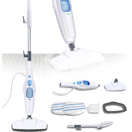 Nettoyeur À Vapeur 1500 W - Nettoyeur À Vapeur Manuel - Balai Électrique Avec Réservoir D'Eau - Housse En Microfibre - Élimine Jusqu'À 99,9 % Des Bactéries - Pour Le Nettoyage En Profondeur Des Sols