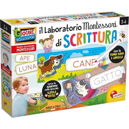 Lisciani Montessori Maxi Laboratoire D'écriture, 95186, Non Applicable