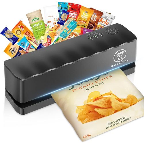 Scelleuse Thermique Mini Machine A Sceller Sachet 5 Modes Réglables Soudeuse Sac Plastique 3000 Mah Rechargeable, Mini Scellant Thermique Pour Sac À Copeaux - Snack
