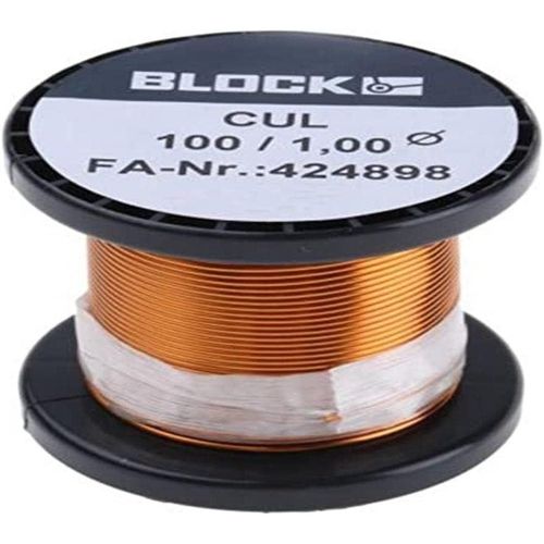 Cul Fil De Cuivre Laqué, Diamètre : 1 Mm, Poids : 100/1,00 G, 100 G