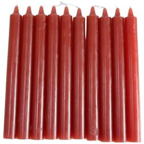 Lot De 10 Bougies Non Parfumées Pour Un Prix Raisonnable ¿ Disponible En Violet, Vert, Bleu, Rose, Orange, Blanc Et Rouge