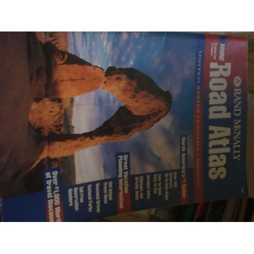 Road Atlas United States,Canada,Mexico 1996
