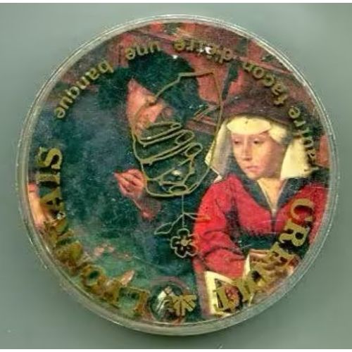 Vintage - Boite De 8 Sous- Verres - " Crédit Lyonnais " - " L' Autre Façon D'être Une Banque "