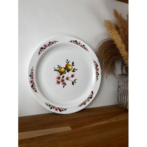 Vintage Plat De Service Arcopal Pommes
