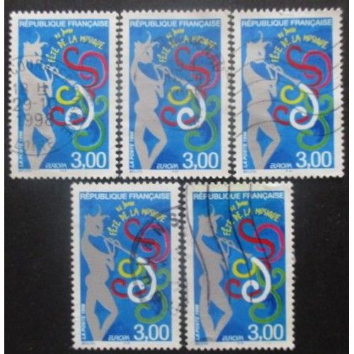 France N°3166 X 5 Oblitéré