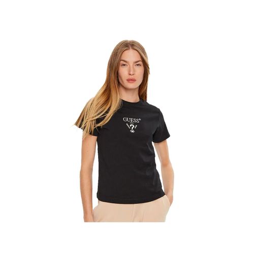 T Shirt Guess Collette Femme Noir