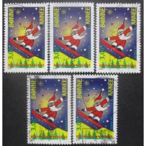 France N°3200 X 5 Oblitéré