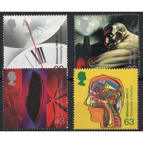 Royaume-Uni Timbres Du Millenium 1999