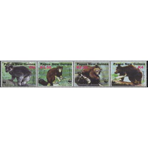Papouasie - Nouvelle Guinée Timbres Kangourous Des Arbres 2003