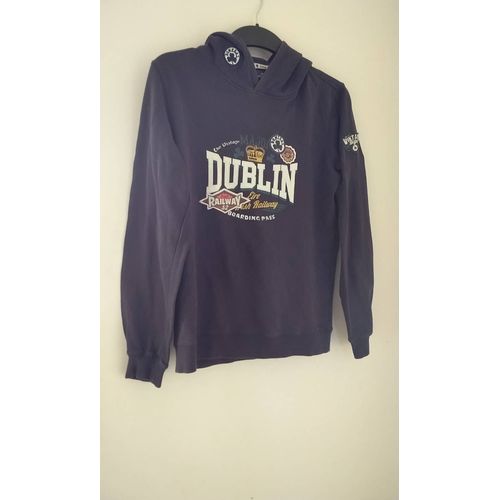 Sweat Enfant Marine Avec Capuche