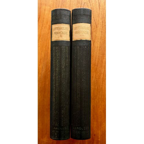 Deux Livres Anciens Sur La Littérature Française. Librairie Larousse Auteurs : Bédier Et Hazard