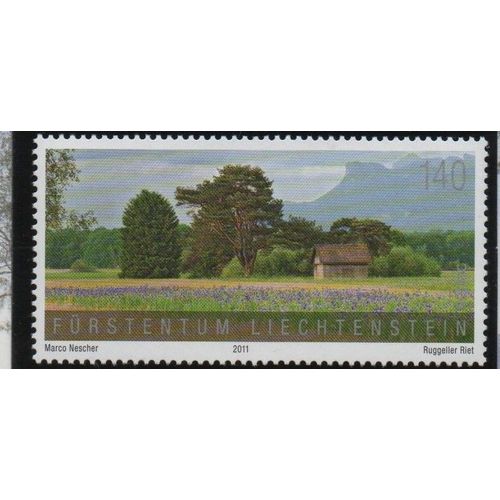Liechtenstein Timbre Paysage 2011