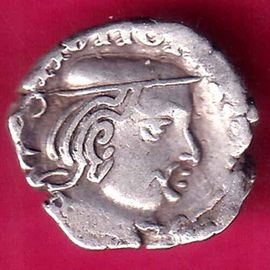 Piece Argent 1 Drachme Indo Scythe Dynastie De Satraps Visvasimha