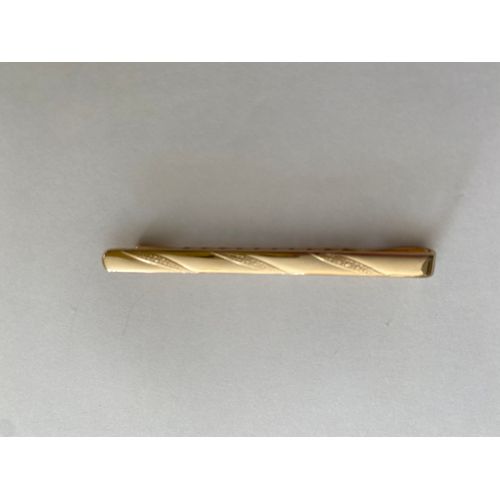 Fixe Cravate Plaqué Or 18 Carats